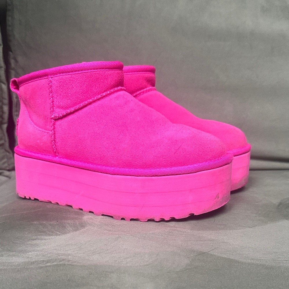 Pink Platform Uggs